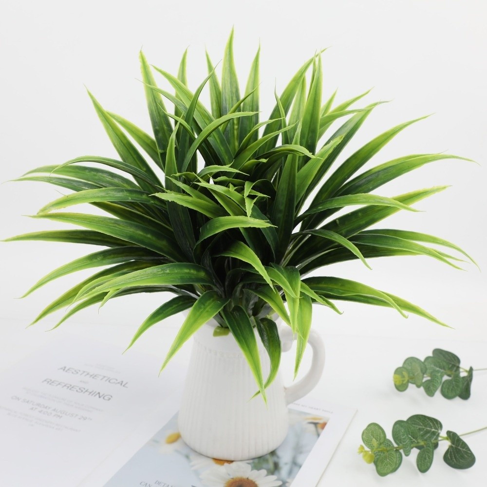 Spider Plant Hanging - Realistyczne, sztuczne liście orchidei o długości