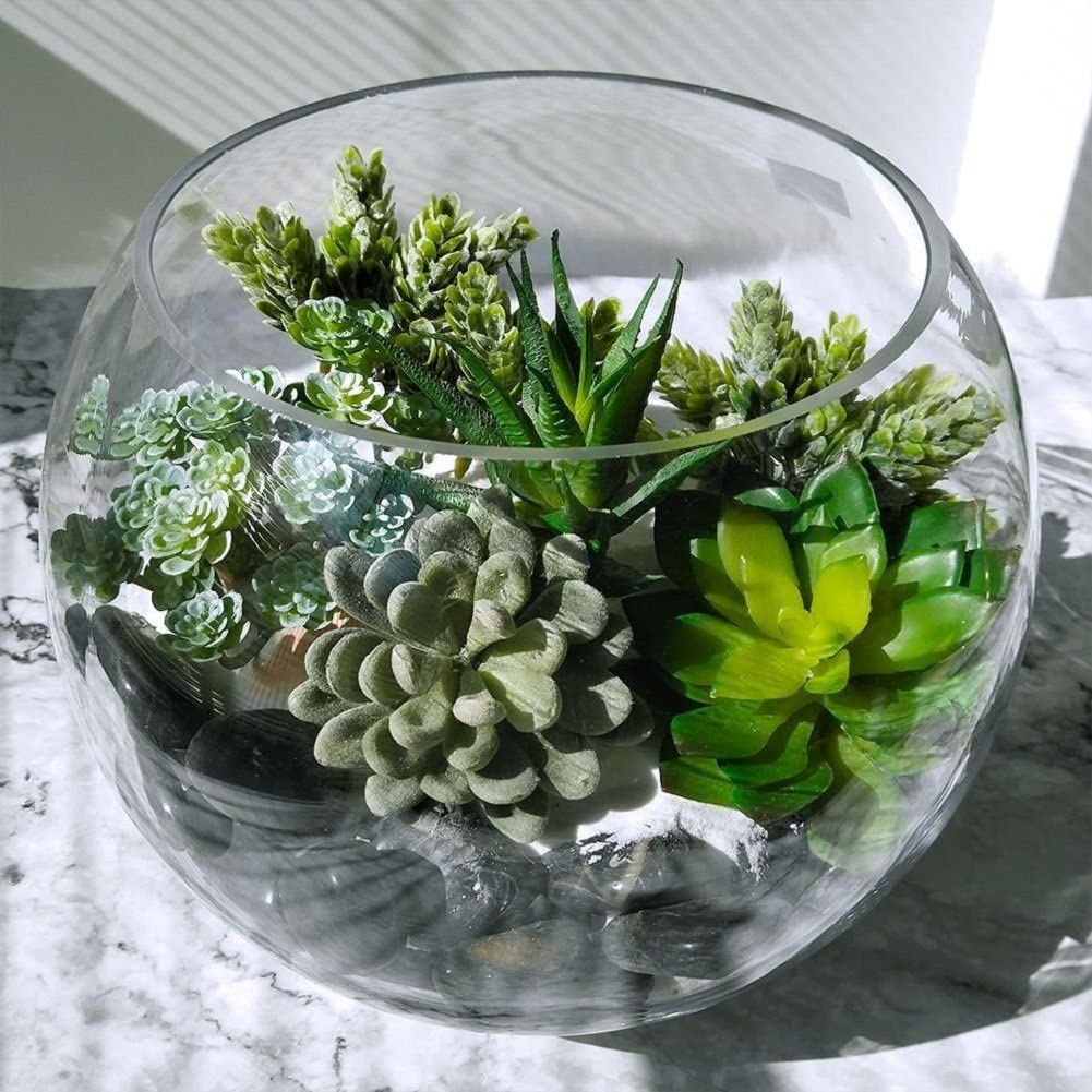 15 sztuk sztuczne sukulenty de – Echeveria Succulent recenzja i cena