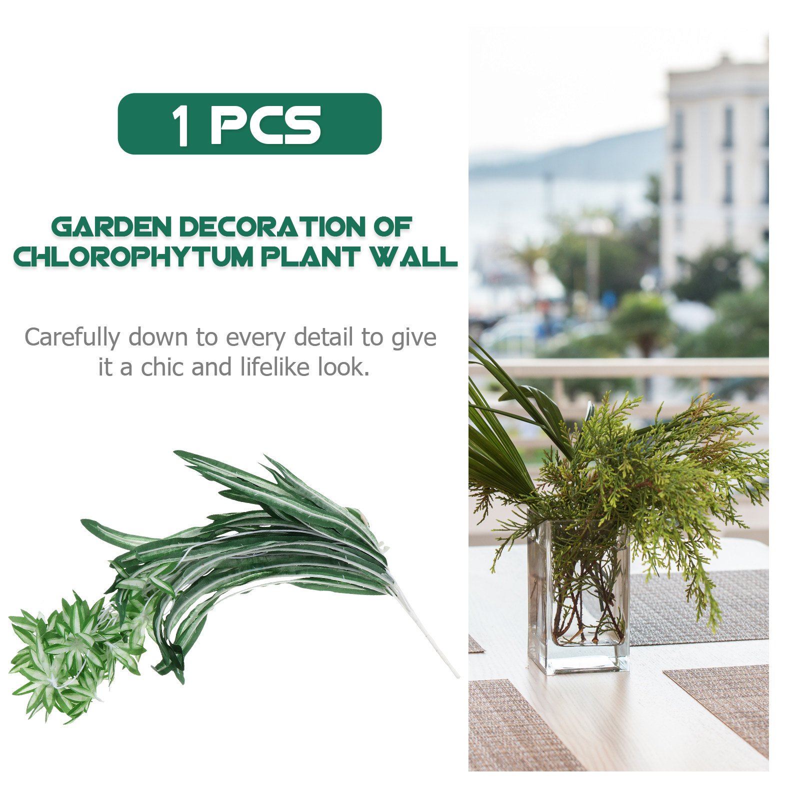 1 szt. Sztuczna roślina Chloro – Spider Plant Hanging recenzja i cena