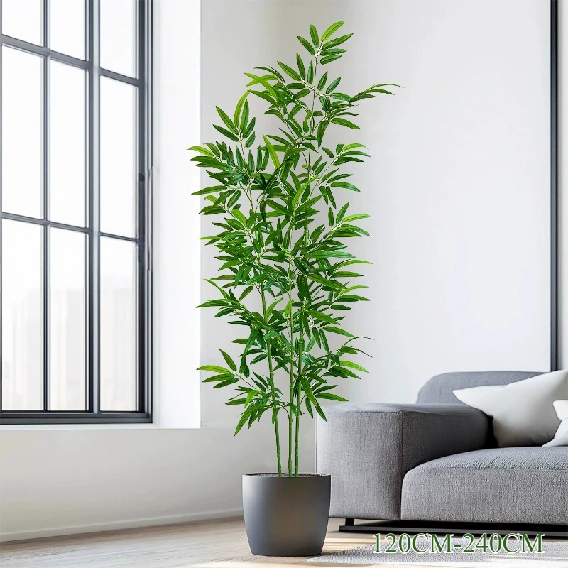 Sztuczny zielony bambus, niebl – Dracaena Marginata recenzja i cena