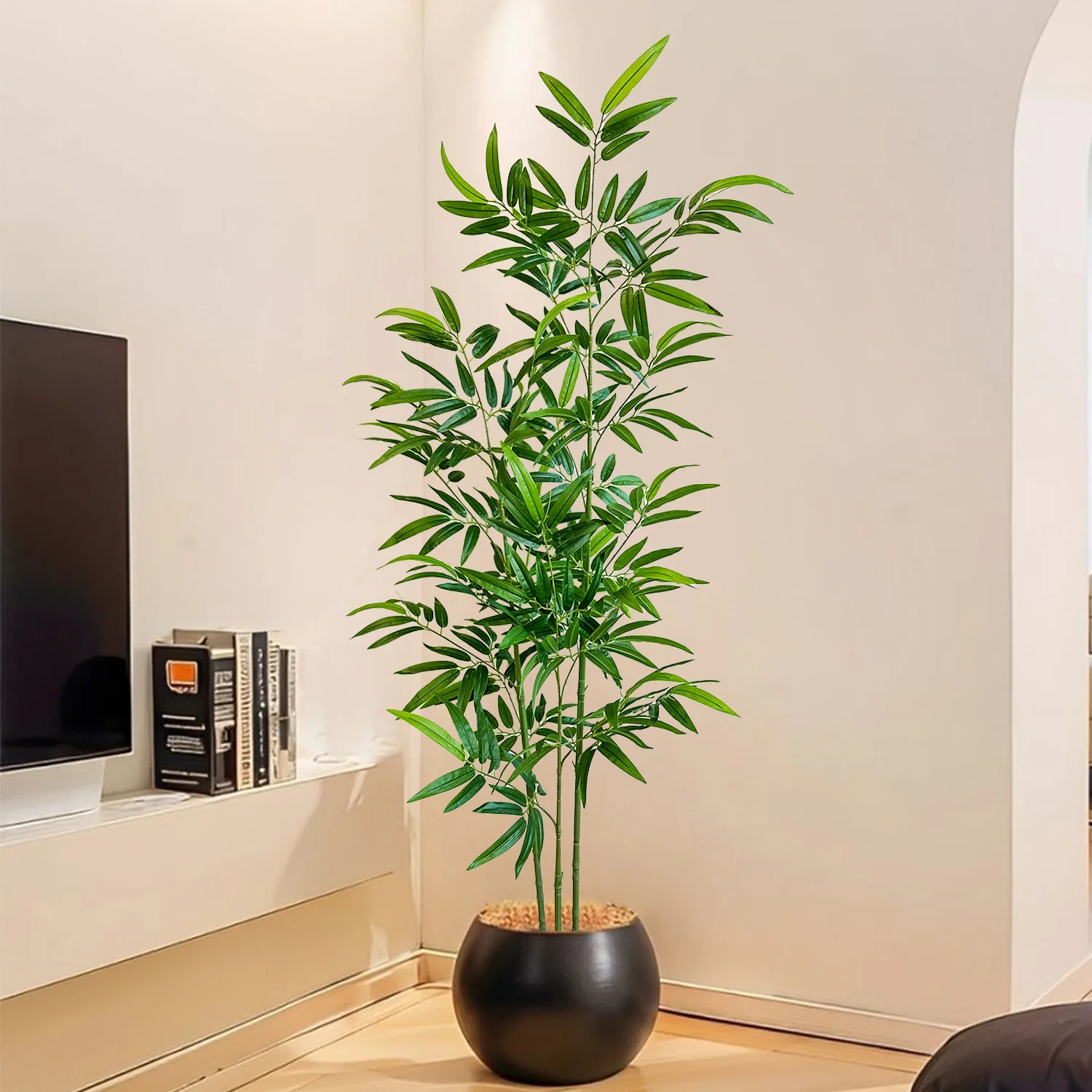 Sztuczny zielony bambus, niebl – Dracaena Marginata recenzja i cena
